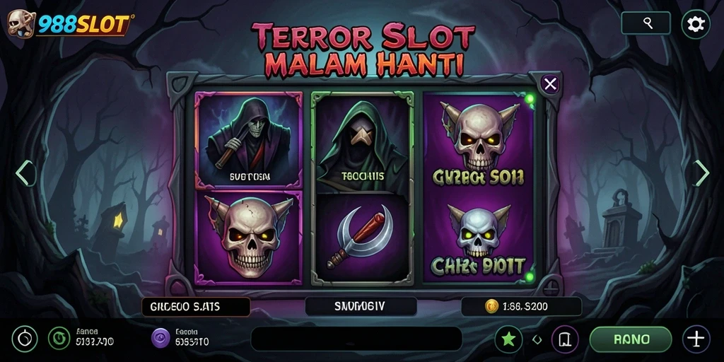Tampilan gameplay yang menegangkan dengan nuansa horor yang kental.