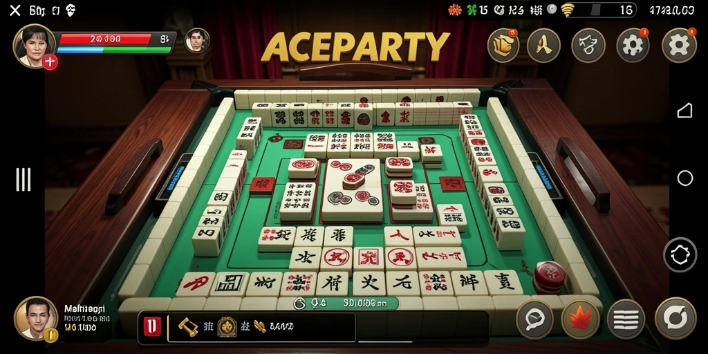 Tampilan menarik dari gameplay ACEPARTY yang seru dan mendebarkan.