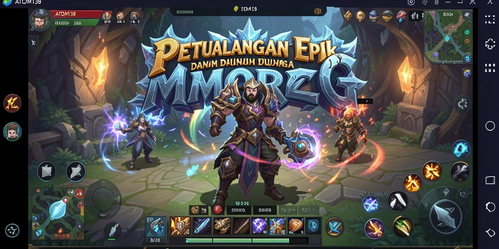 Gameplay epik ATOM138 dalam warna yang menakjubkan.