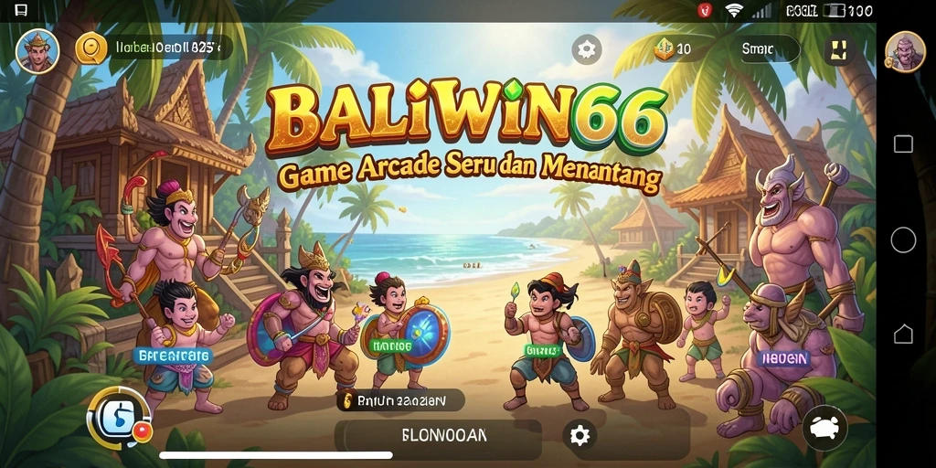 Tampilan gameplay BALIWIN66 yang penuh aksi seru.