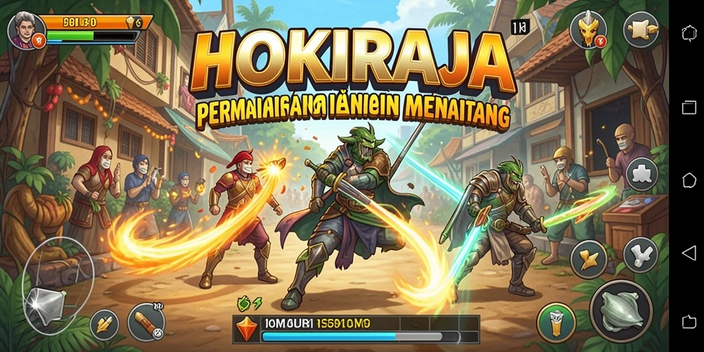 Screenshot HOKIRAJA menampilkan gameplay seru dan menantang.