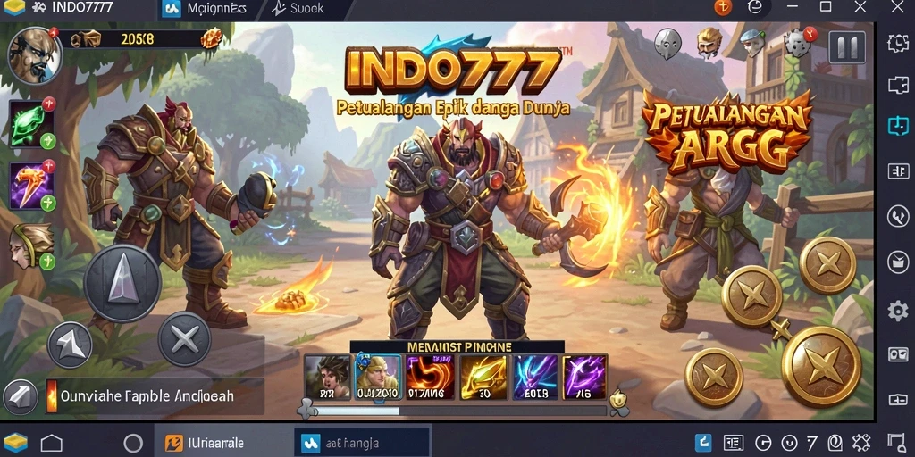 Tampilan gameplay menarik dari INDO777 dalam aksi ARPG.