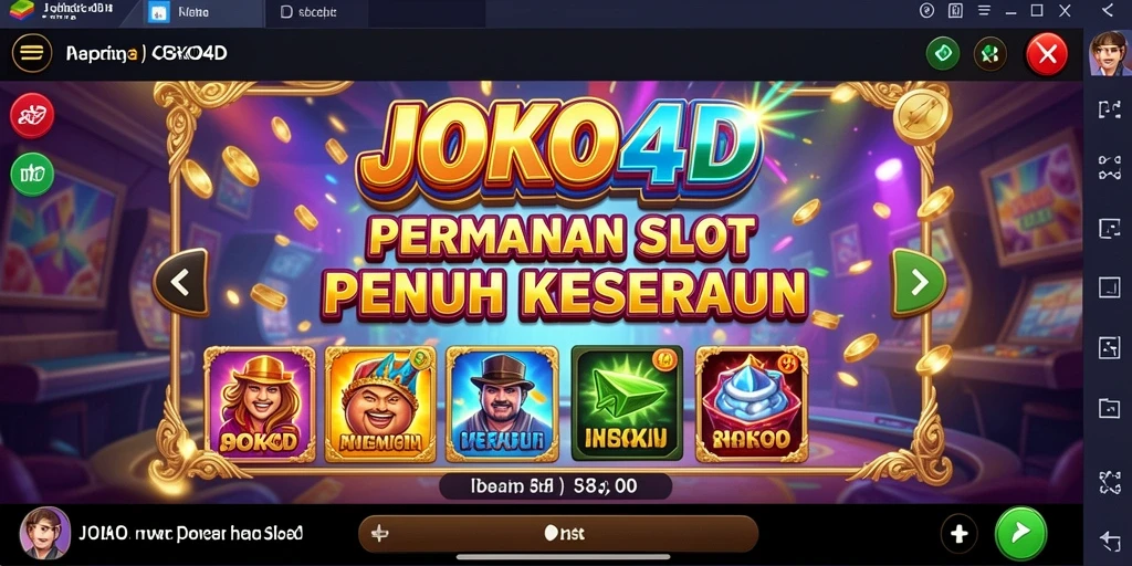 Tampilan menarik dari gameplay JOKO4D yang mengasyikkan.