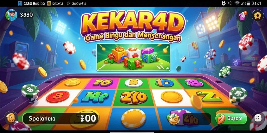 Tampilan gameplay Bingo yang seru di KEKAR4D.