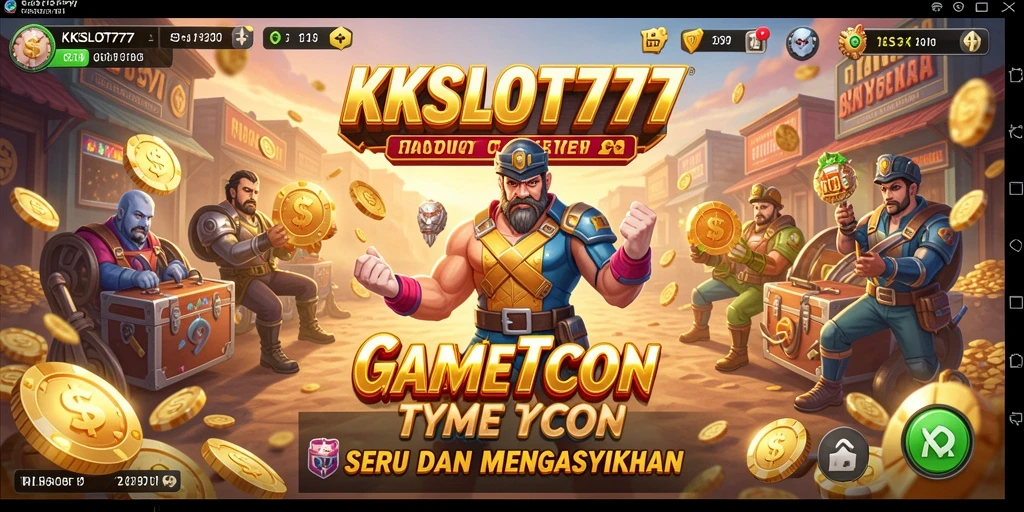 Tampilan gameplay KKSLOT777 yang seru dan menantang.
