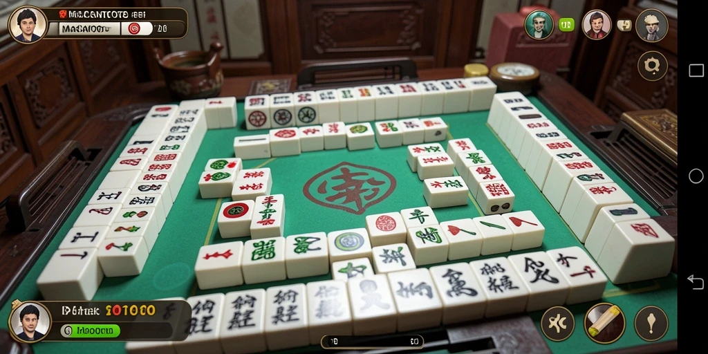 Tampilan gameplay Mahjong yang seru dan menantang di MACANTOTO.