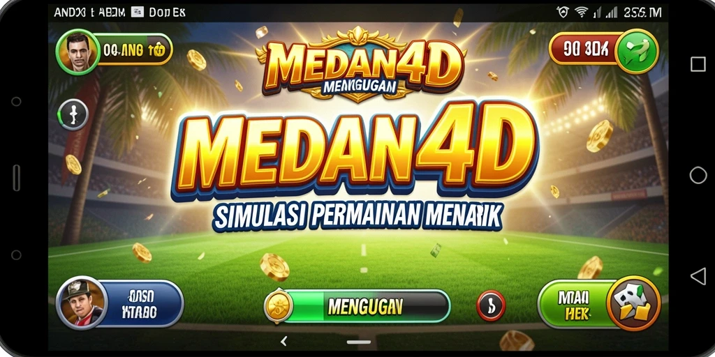 Tampilan gameplay <strong>MEDAN4D</strong> yang realistis dan menarik saat dimainkan.