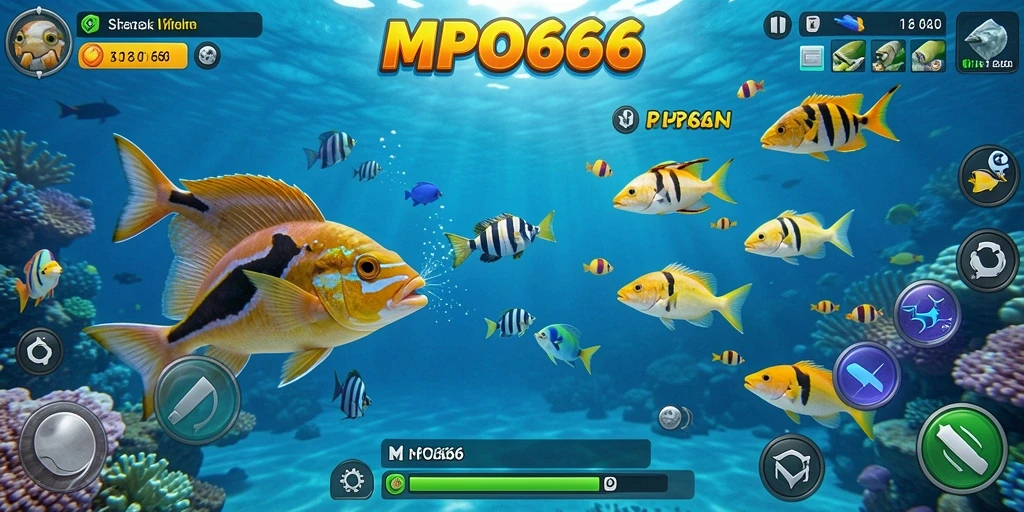 Gameplay seru Tembak Ikan di MPO666 dengan grafis menawan.
