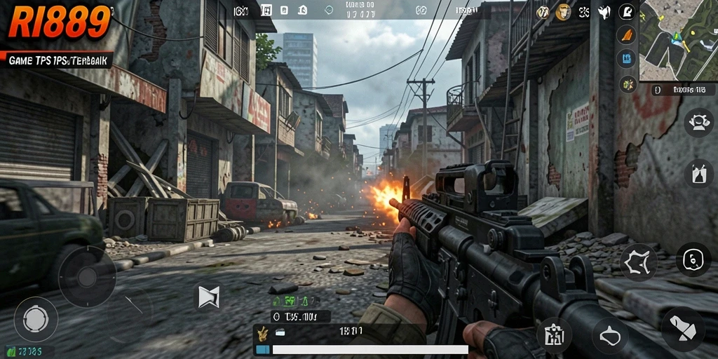 Tampilan gameplay RI889 yang mendebarkan dan penuh aksi.