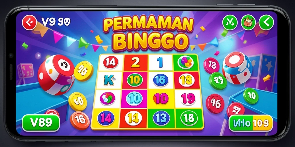 Tampilan gameplay Bingo V89 yang seru dan interaktif.