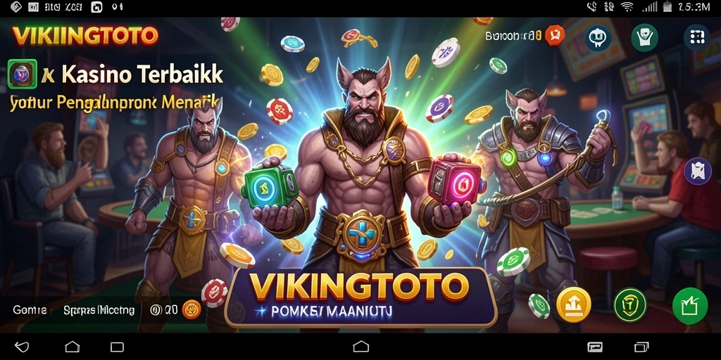 Screenshot menampilkan gameplay menarik VIKINGTOTO di Kasino.