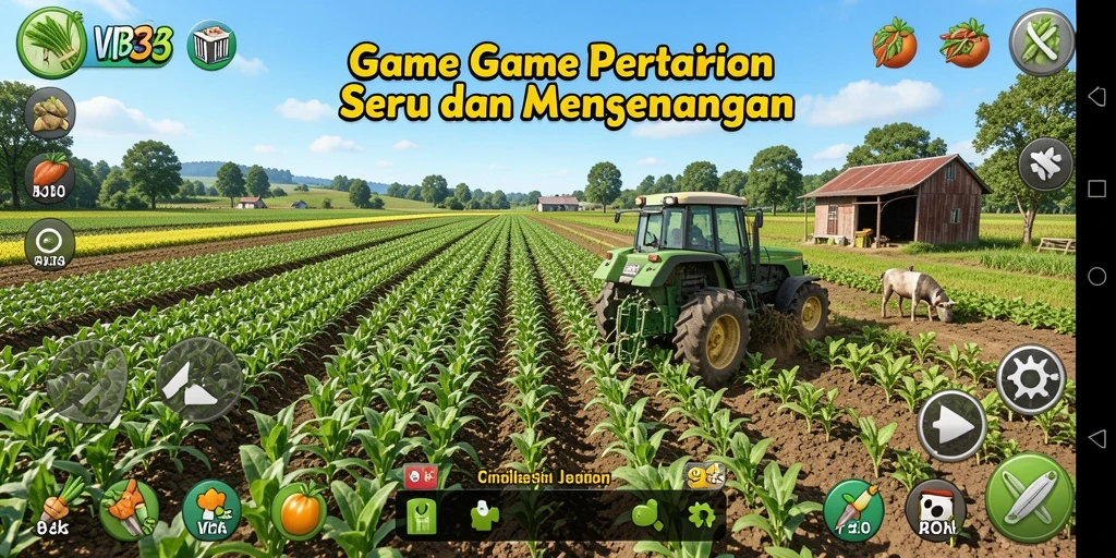 Screenshot gameplay <strong>VIP333</strong> menampilkan suasana kebun yang asri dan interaksi antara pemain.